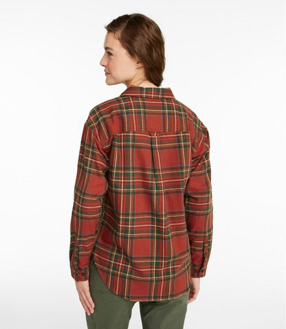 Women's Scotch Plaid Flannel Shirt, Boyfriend | L.L.Bean discount