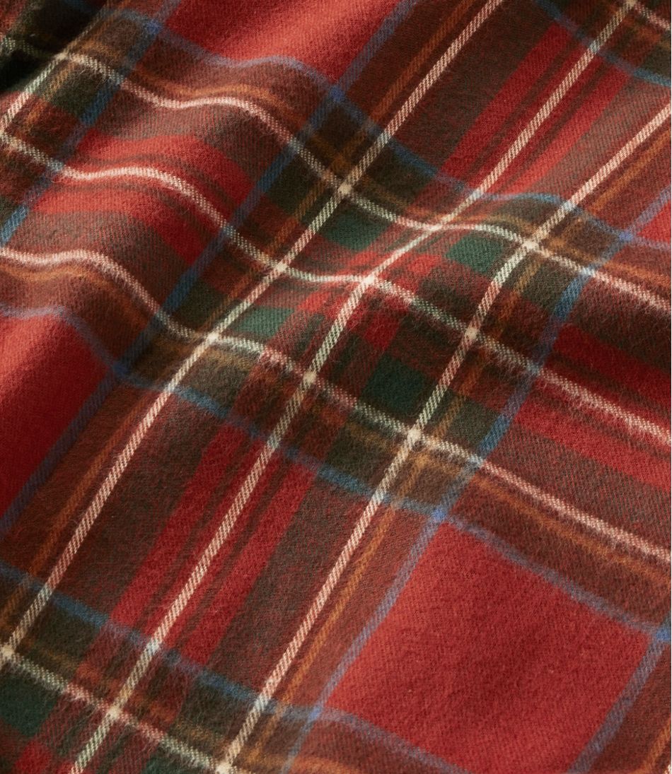 Women's Scotch Plaid Flannel Shirt, Boyfriend | L.L.Bean discount