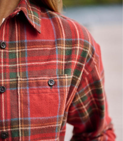 Women's Scotch Plaid Flannel Shirt, Boyfriend | L.L.Bean discount
