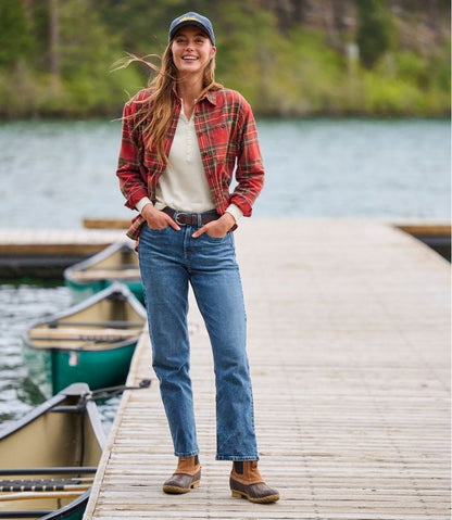 Women's Scotch Plaid Flannel Shirt, Boyfriend | L.L.Bean discount