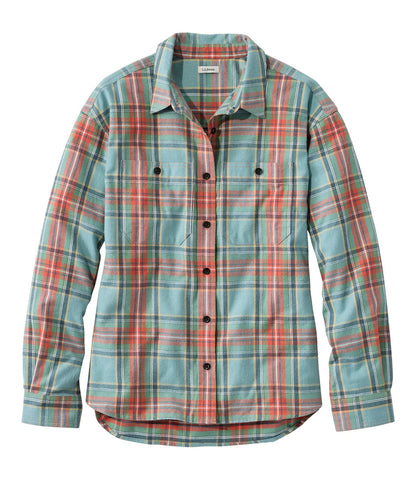 Women's Scotch Plaid Flannel Shirt, Boyfriend | L.L.Bean discount