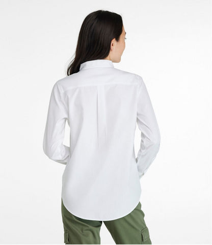 Women's Wrinkle-Free Pinpoint Oxford Shirt, Long-Sleeve Relaxed Fit | L.L.Bean for sale