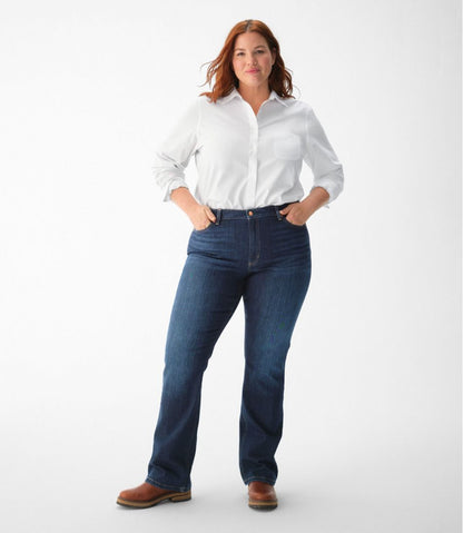 Women's Wrinkle-Free Pinpoint Oxford Shirt, Long-Sleeve Relaxed Fit | L.L.Bean for sale