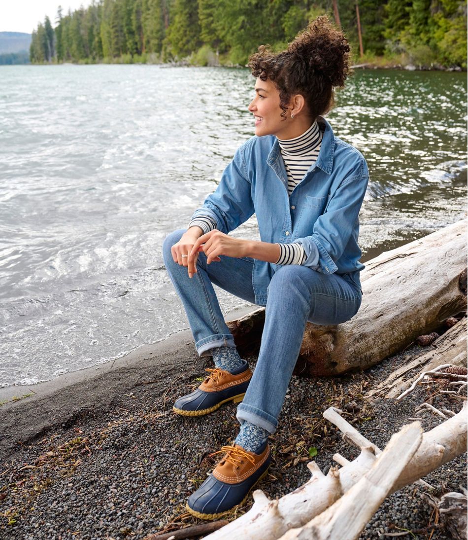 Women's Denim Boyfriend Shirt | L.L.Bean on sale