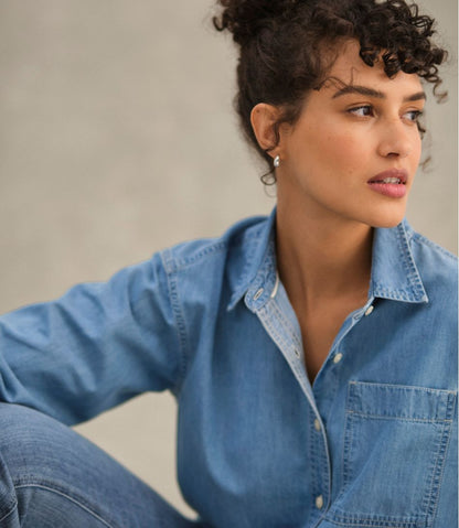 Women's Denim Boyfriend Shirt | L.L.Bean on sale