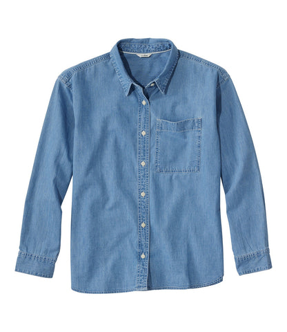 Women's Denim Boyfriend Shirt | L.L.Bean on sale
