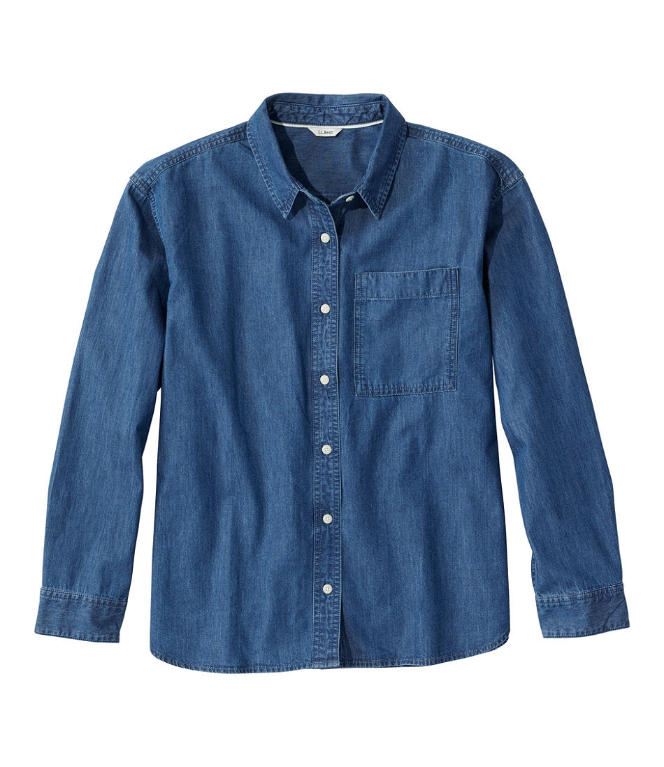 Women's Denim Boyfriend Shirt | L.L.Bean on sale