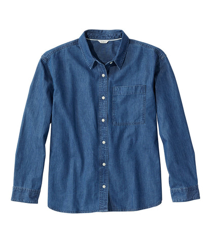 Women's Denim Boyfriend Shirt | L.L.Bean on sale