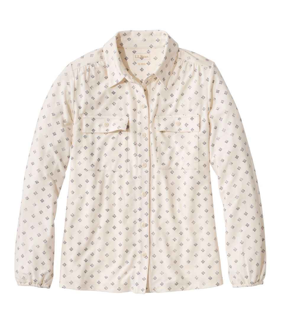 Women's Camden Hills Button Front Shirt, Print | L.L.Bean online