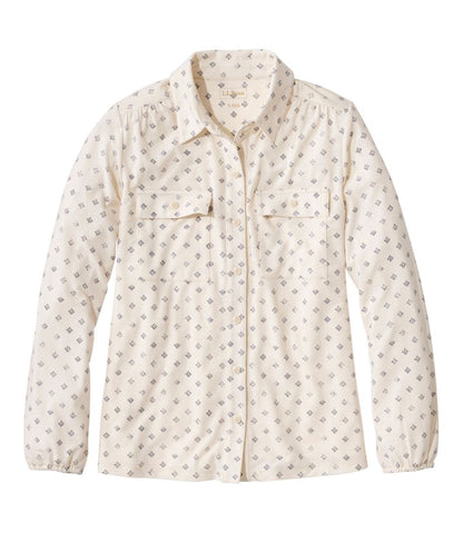 Women's Camden Hills Button Front Shirt, Print | L.L.Bean online