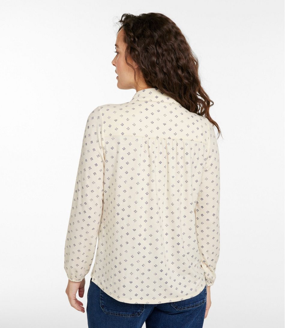 Women's Camden Hills Button Front Shirt, Print | L.L.Bean online