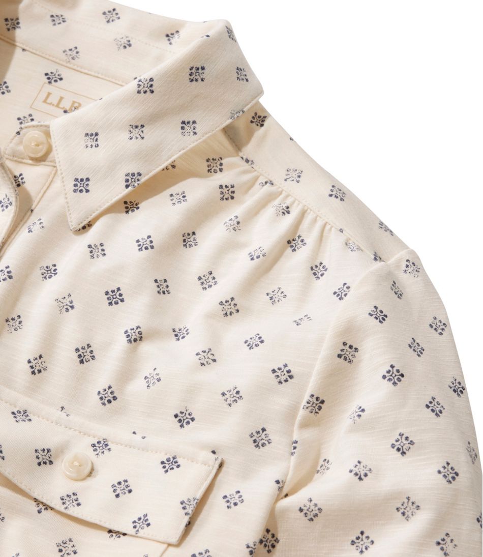 Women's Camden Hills Button Front Shirt, Print | L.L.Bean online