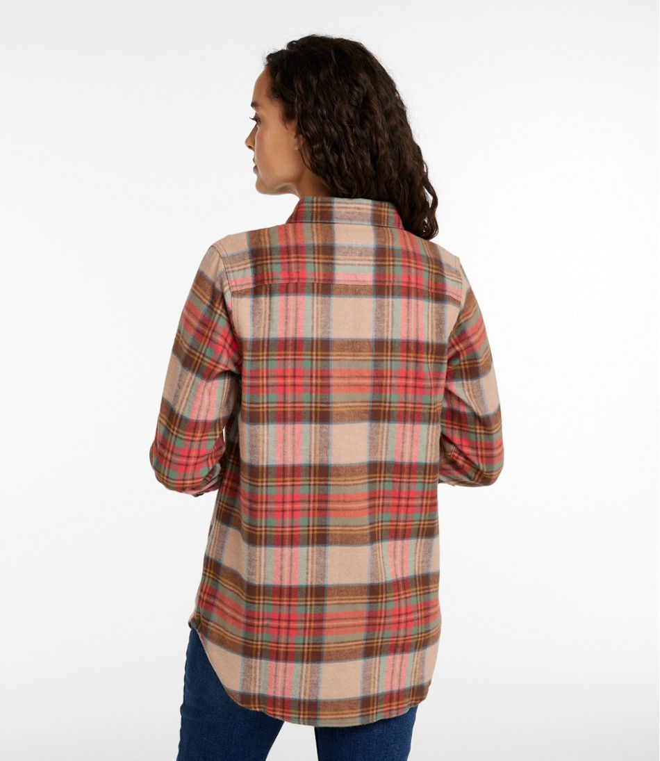Women's Scotch Plaid Flannel Shirt, Tunic | L.L.Bean US