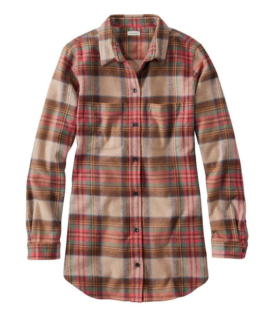 Women's Scotch Plaid Flannel Shirt, Tunic | L.L.Bean US