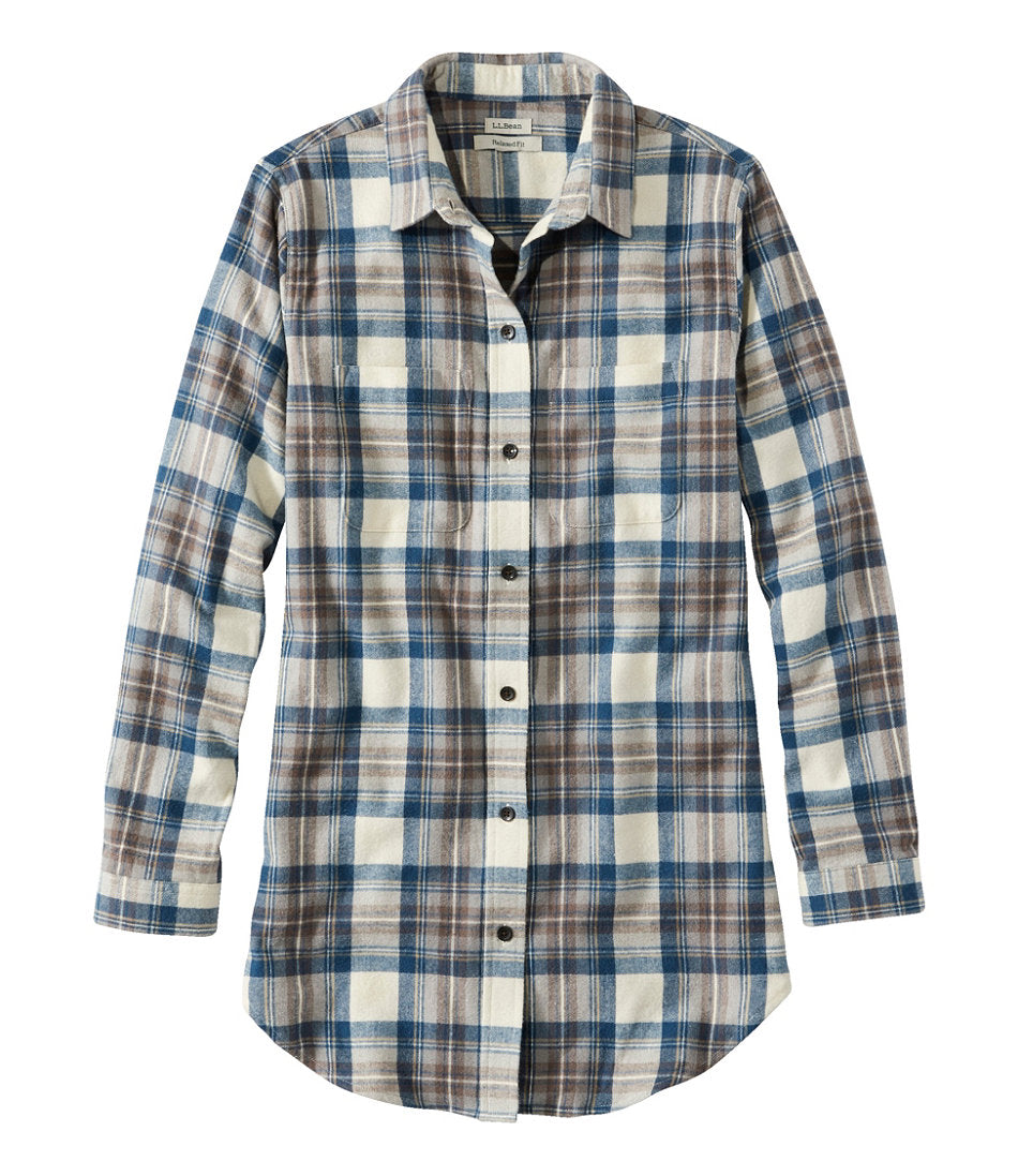 Women's Scotch Plaid Flannel Shirt, Tunic | L.L.Bean US