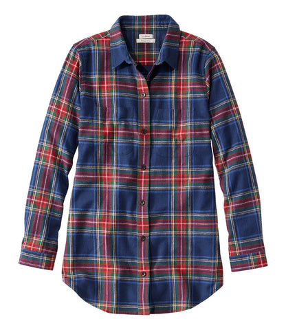 Women's Scotch Plaid Flannel Shirt, Tunic | L.L.Bean US