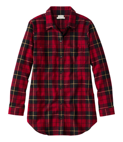 Women's Scotch Plaid Flannel Shirt, Tunic | L.L.Bean US