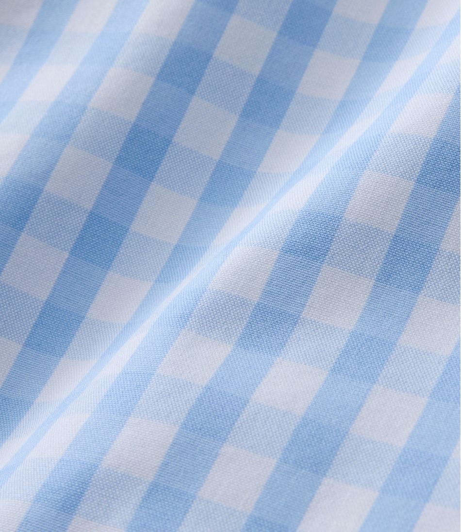Women's Wrinkle-Free Pinpoint Oxford Shirt, Long-Sleeve Relaxed Fit Plaid | L.L.Bean online