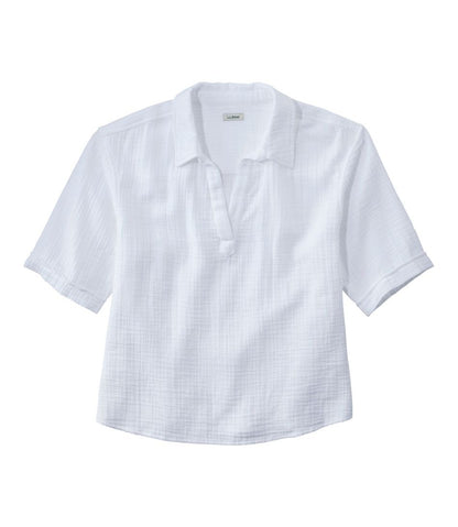 Women's Cloud Gauze Shirt, Polo | L.L.Bean US