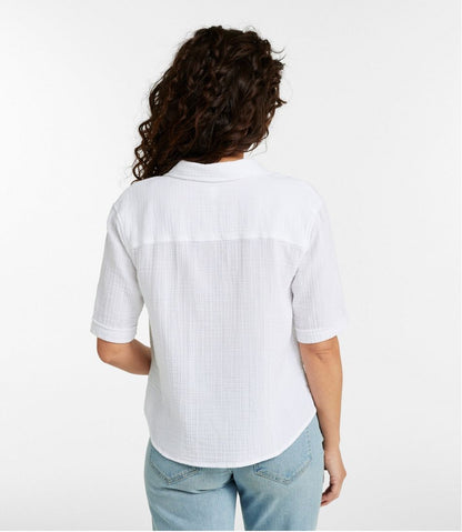 Women's Cloud Gauze Shirt, Polo | L.L.Bean US
