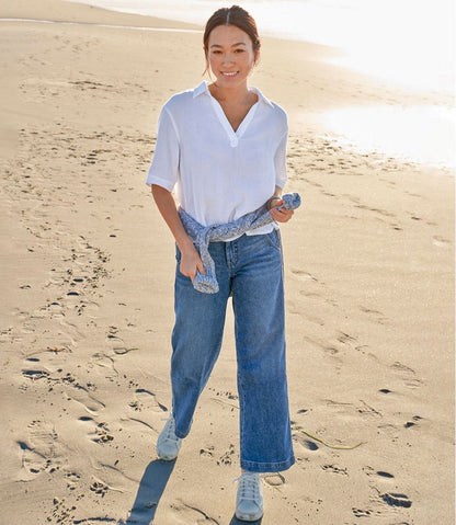 Women's Cloud Gauze Shirt, Polo | L.L.Bean US