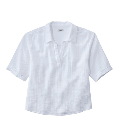 Women's Cloud Gauze Shirt, Polo | L.L.Bean US