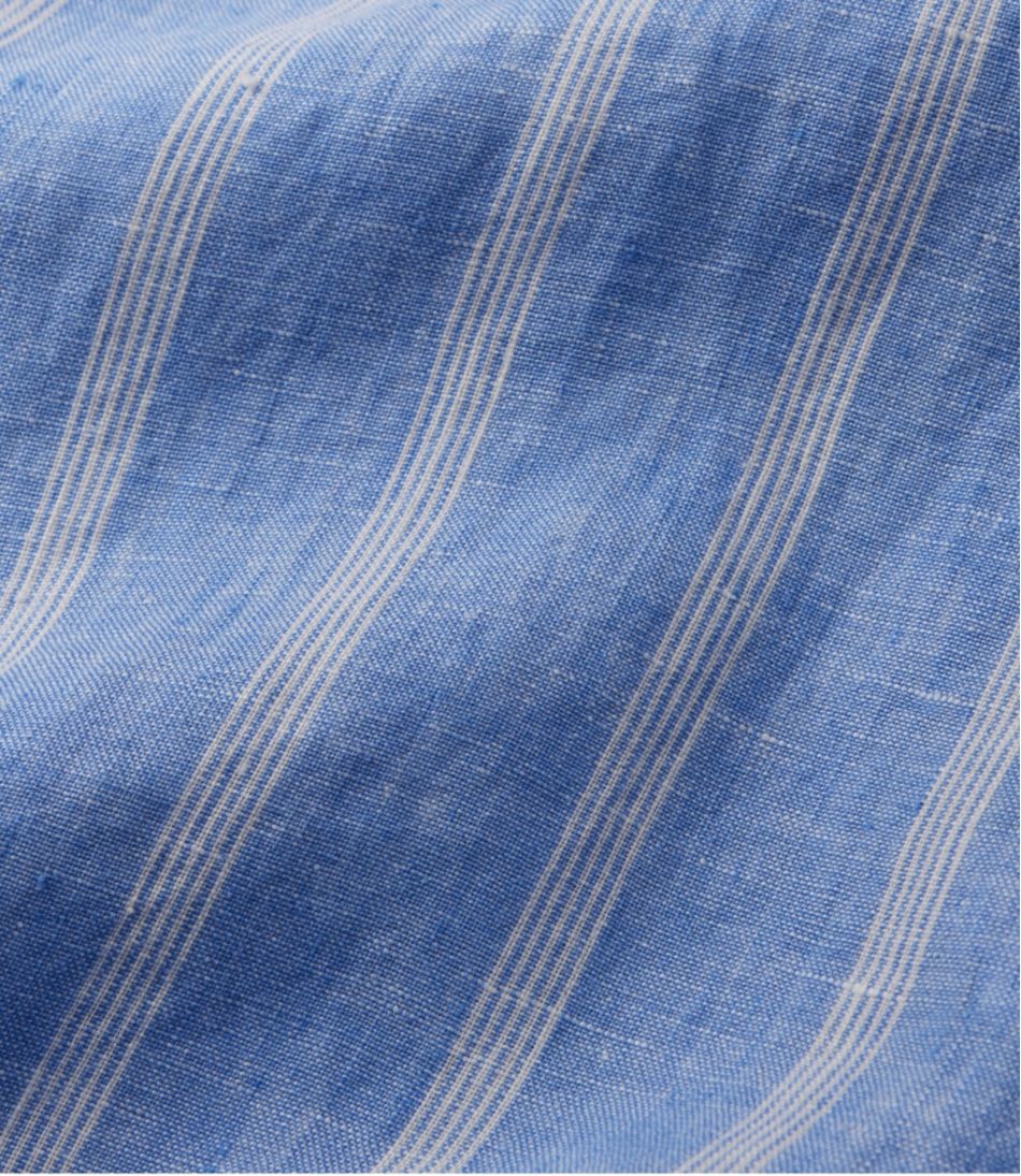 Women's Premium Washable Linen Shirt, Tunic Stripe | L.L.Bean US
