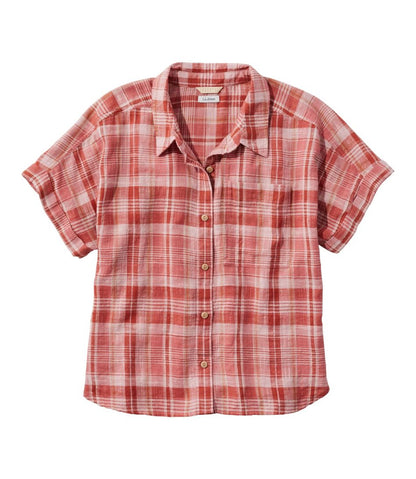 Women's Day Breeze Shirt, Short-Sleeve Button-Front | L.L.Bean outlet