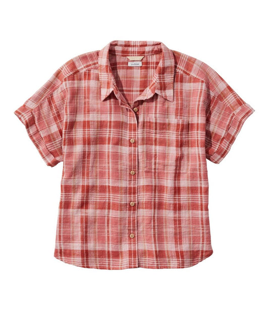Women's Day Breeze Shirt, Short-Sleeve Button-Front | L.L.Bean outlet
