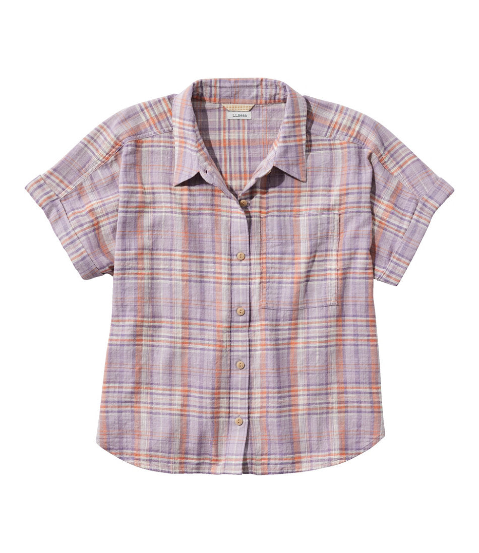 Women's Day Breeze Shirt, Short-Sleeve Button-Front | L.L.Bean outlet