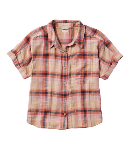 Women's Day Breeze Shirt, Short-Sleeve Button-Front | L.L.Bean outlet