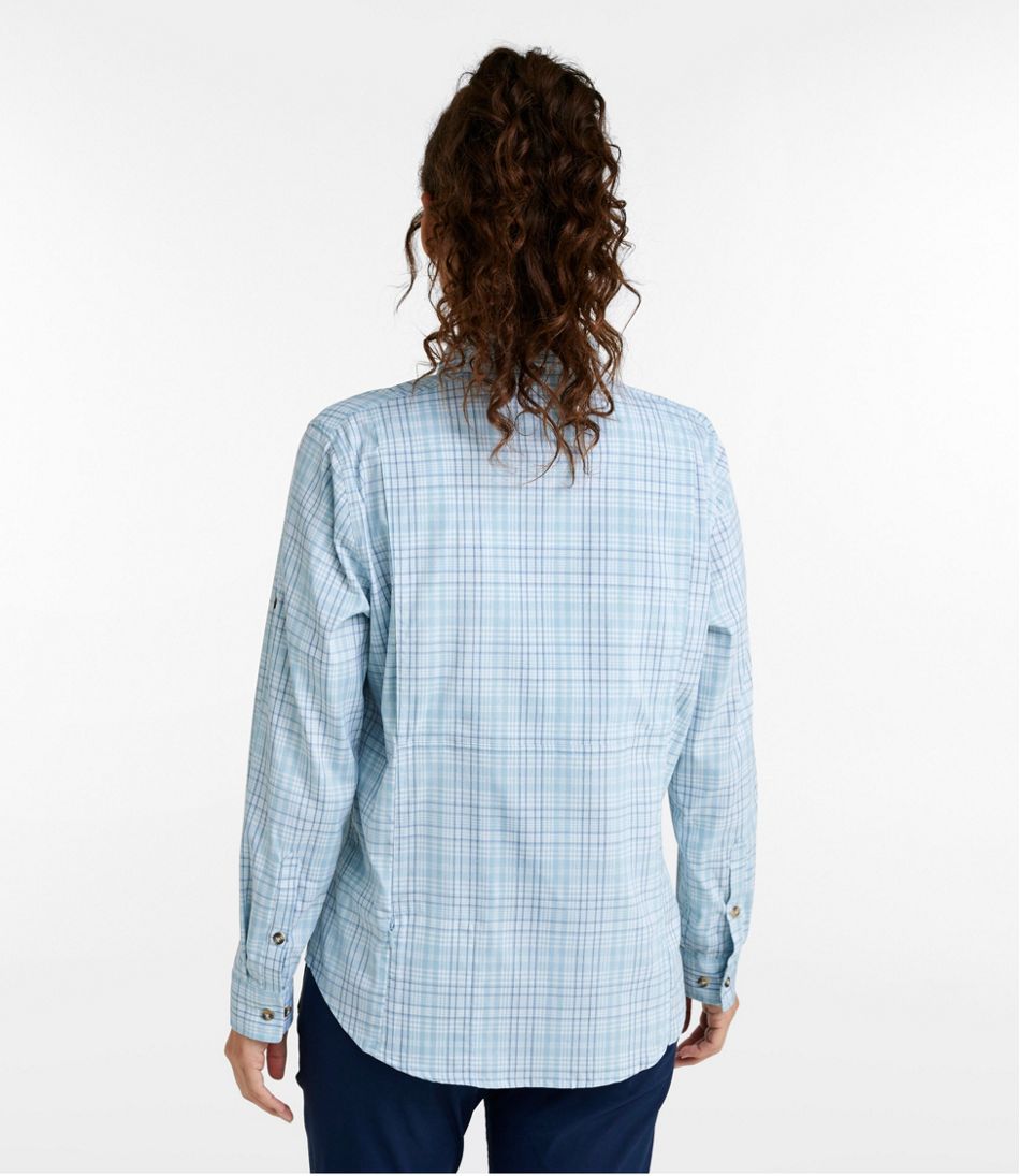 Women's Tropicwear Shirt, Plaid Long-Sleeve | L.L.Bean discount