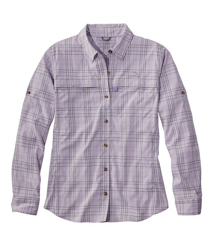 Women's Tropicwear Shirt, Plaid Long-Sleeve | L.L.Bean discount