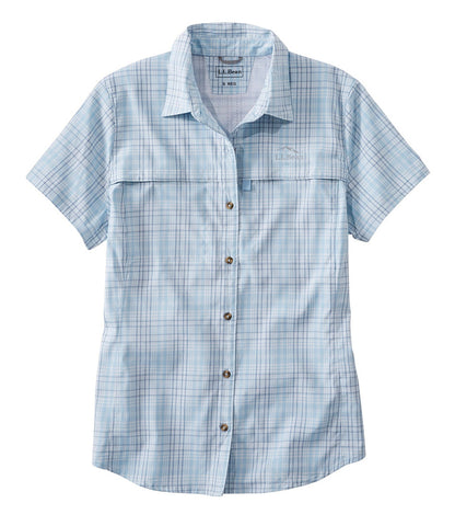 Women's Tropicwear Shirt, Plaid Short-Sleeve | L.L.Bean US