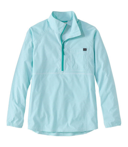 Women's Everyday SunSmart® Woven Shirt, Quarter-Zip Pullover Colorblock | L.L.Bean US