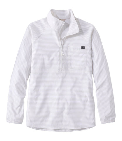 Women's Everyday SunSmart® Woven Shirt, Quarter-Zip Pullover Colorblock | L.L.Bean US