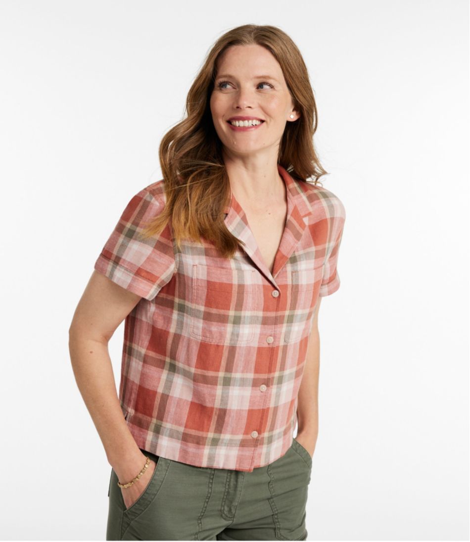 Women's Signature Hemp/Cotton Camp Shirt, Short-Sleeve | L.L.Bean online