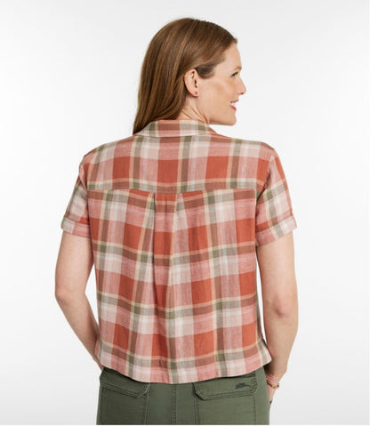 Women's Signature Hemp/Cotton Camp Shirt, Short-Sleeve | L.L.Bean online