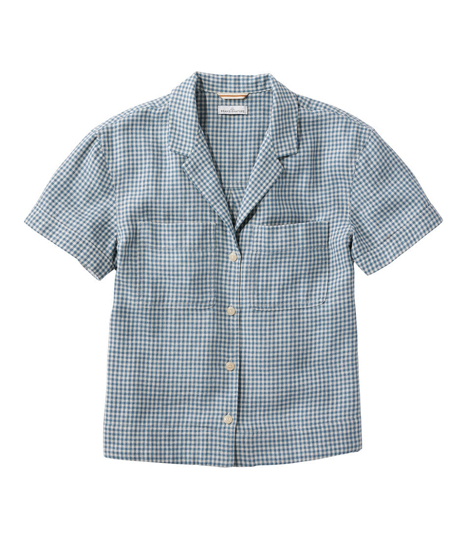 Women's Signature Hemp/Cotton Camp Shirt, Short-Sleeve | L.L.Bean online