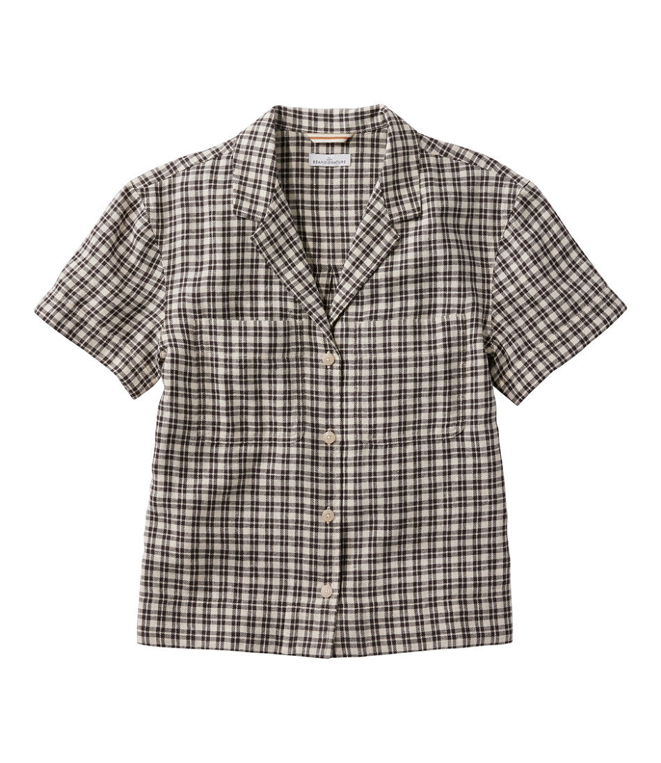 Women's Signature Hemp/Cotton Camp Shirt, Short-Sleeve | L.L.Bean online