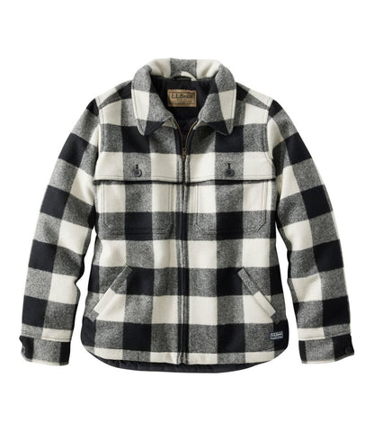 Women's Maine Guide Zip Front Jac-Shirt with Primaloft, Plaid | L.L.Bean discount