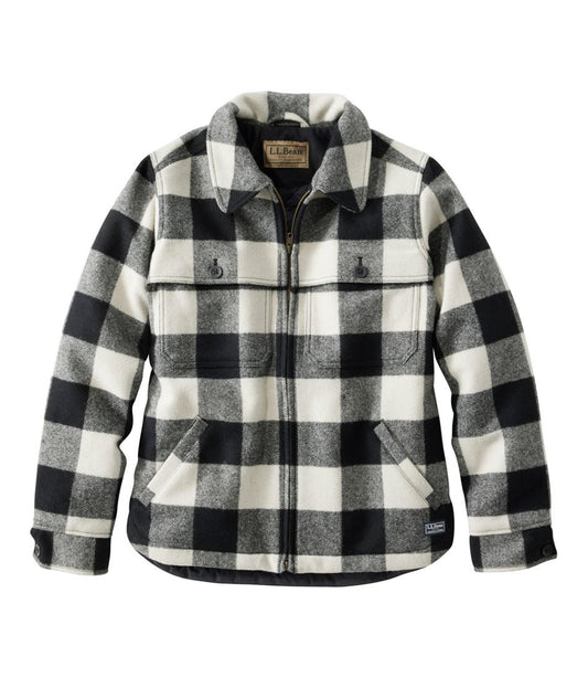 Women's Maine Guide Zip Front Jac-Shirt with Primaloft, Plaid | L.L.Bean discount