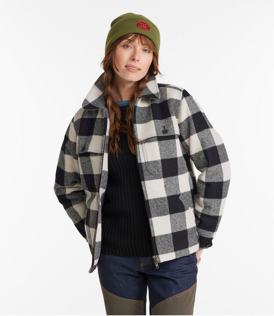 Women's Maine Guide Zip Front Jac-Shirt with Primaloft, Plaid | L.L.Bean discount