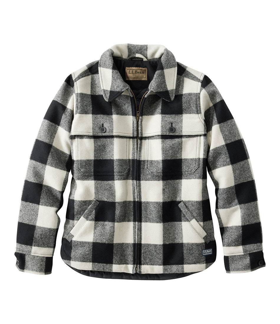 Women's Maine Guide Zip Front Jac-Shirt with Primaloft, Plaid | L.L.Bean discount