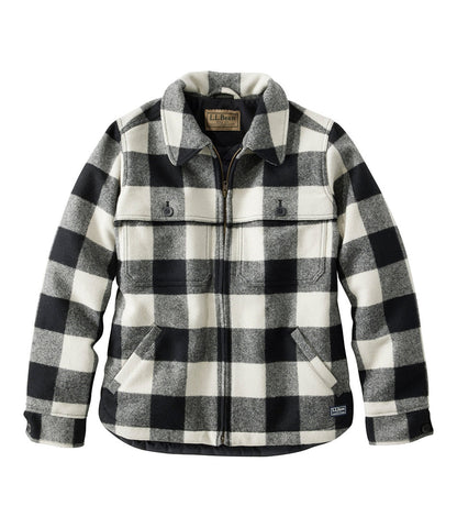 Women's Maine Guide Zip Front Jac-Shirt with Primaloft, Plaid | L.L.Bean discount