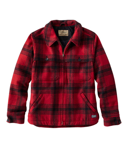 Women's Maine Guide Zip Front Jac-Shirt with Primaloft, Plaid | L.L.Bean discount