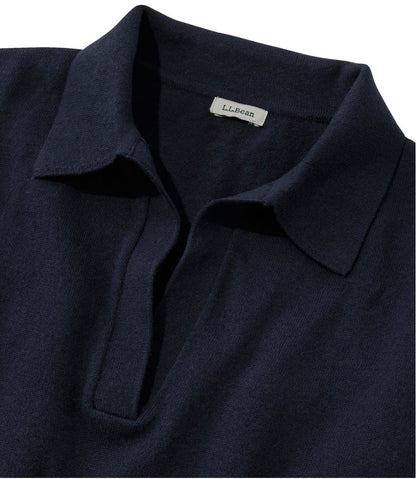 Women's Cotton/Cashmere Sweater, Polo | L.L.Bean on sale