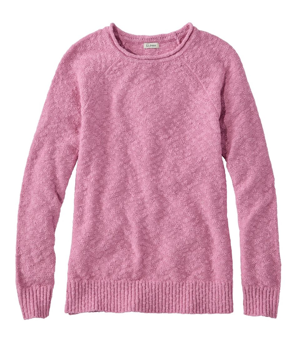 Women's Midweight Cotton Slub Rollneck Pullover | L.L.Bean online