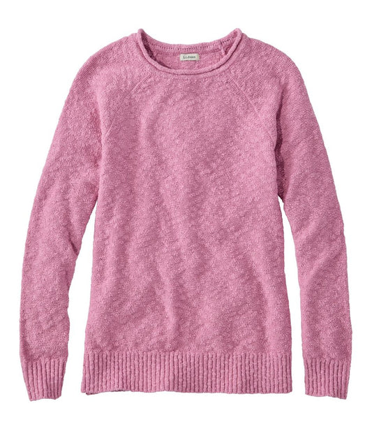 Women's Midweight Cotton Slub Rollneck Pullover | L.L.Bean online
