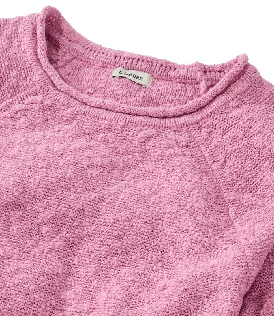 Women's Midweight Cotton Slub Rollneck Pullover | L.L.Bean online
